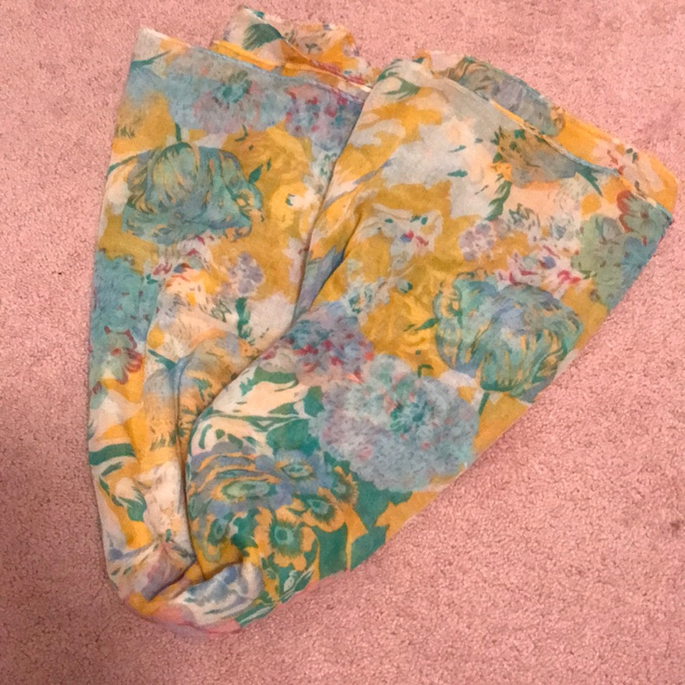 Floral scarf